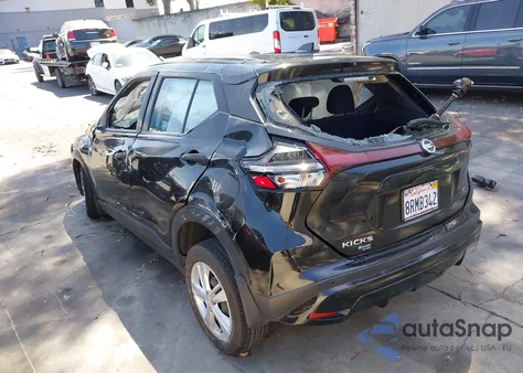 2021 Nissan Kicks S Xtronic Cvt из США, поврежденный, VIN 3N1CP5BV2ML496610